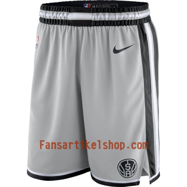 NBA San Antonio Spurs Herren Shorts Grau 2018-19 Nike Swingman NBA San Antonio Spurs Herren Shorts Grau 2018-19 Nike Swingman
